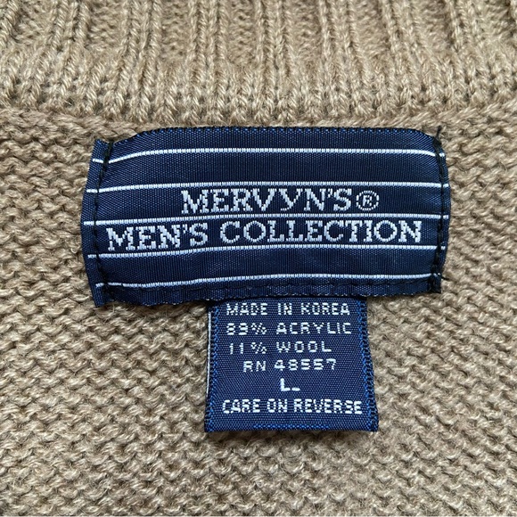 Vintage Mervyn’s Men’s Collection Argyle Vest Size Large - Picture 6 of 7